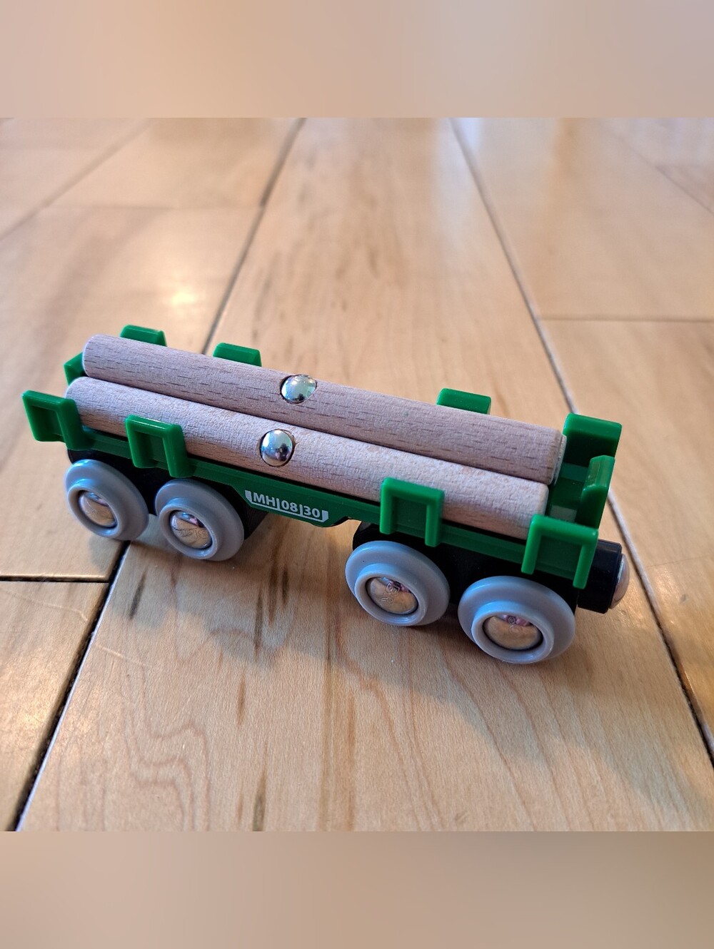 BRIO WORLD 33696 LUMBER LOADING WAGON Thomas Train Wooden Railway Compatible